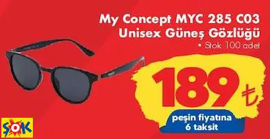 MY CONCEPT MYC 285 C03 UNİSEX GÜNEŞ GÖZLÜĞÜ